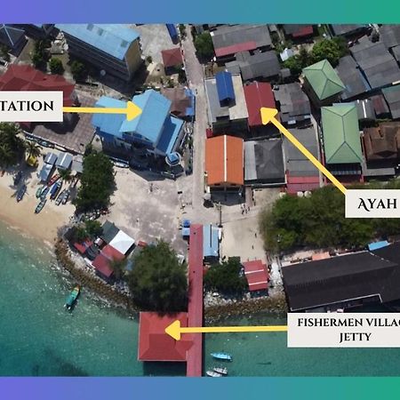 Хостел Ayah Perhentian Kampong Pasir Hantu Экстерьер фото
