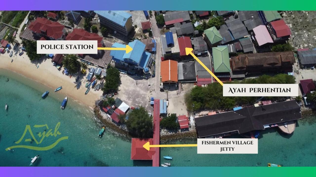Хостел Ayah Perhentian Kampong Pasir Hantu Экстерьер фото